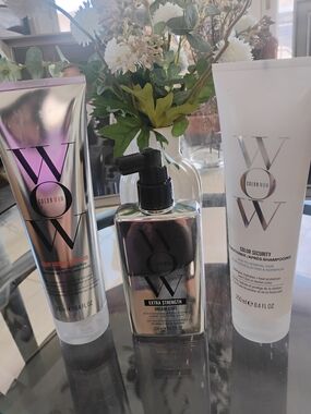 Color Wow~Full Size Color Security Shampoo &Conditioner+Extra Strength DreamCoat